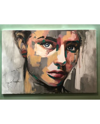 Monica - Dipinto su tela acrilico
